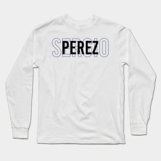 Sergio Perez Driver Name - 2022 Season #3 Long Sleeve T-Shirt